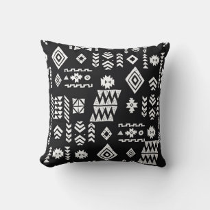 Tribal ethnic background. Stylish primitive geomet Cushion