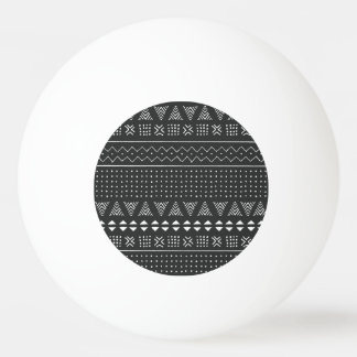 Tribal ethnic: black white pattern. ping pong ball