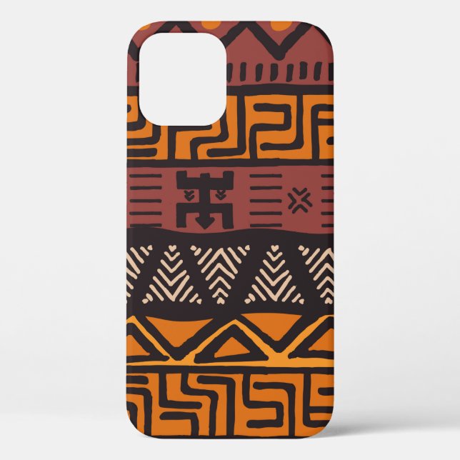 Tribal ethnic colourful bohemian pattern with geom Case-Mate iPhone case (Back)