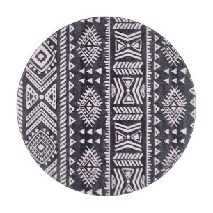 Tribal ethnic, fifth seamless pattern. cutting board