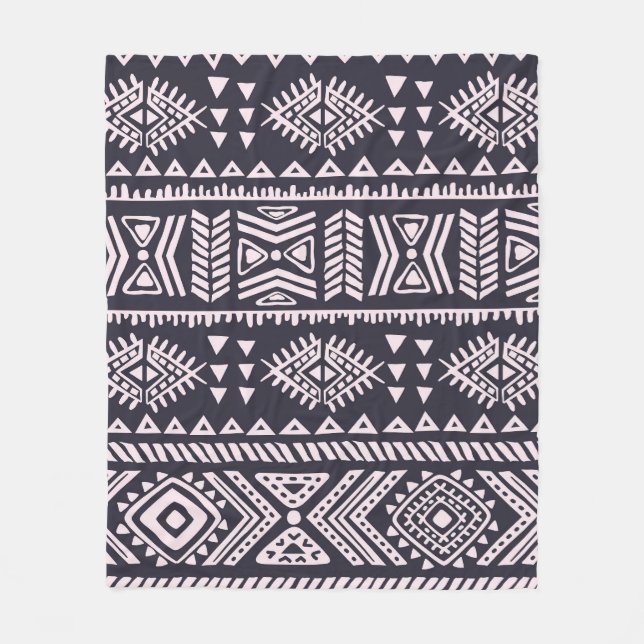 Tribal ethnic, fifth seamless pattern. fleece blanket (Front)