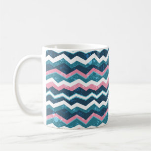Tribal ethnic hand drawn seamless pattern coffee mug