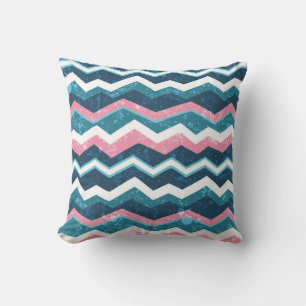Tribal ethnic hand drawn seamless pattern cushion