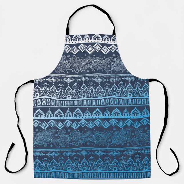 Tribal ethnic seamless  apron (Front)
