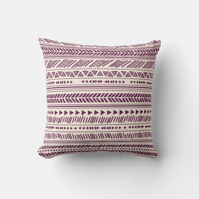 Tribal ethnic seamless  cushion (Front)