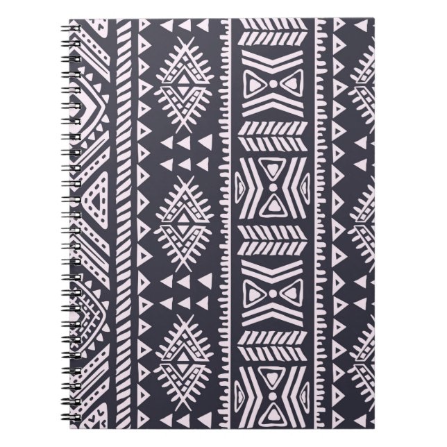 Tribal ethnic seamless illustration pattern notebook (Front)