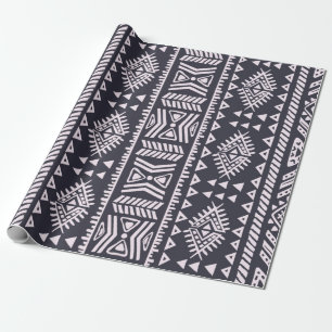 Tribal ethnic seamless illustration pattern wrapping paper