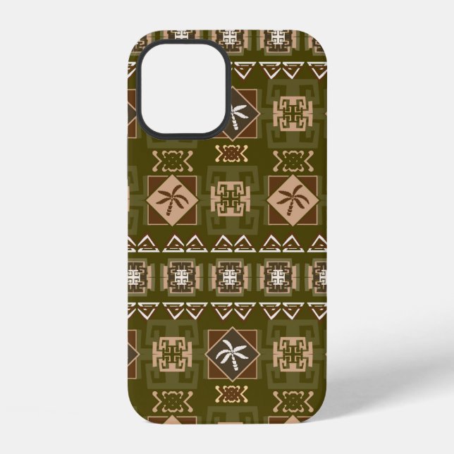 Tribal ethnic seamless pattern 2 iPhone case (Back)