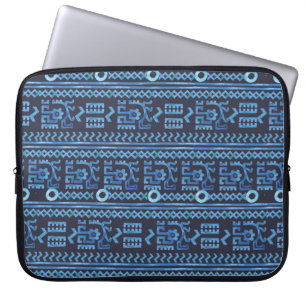 Tribal ethnic seamless pattern 8 laptop sleeve