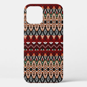 Tribal ethnic seamless pattern 9 iPhone 12 case