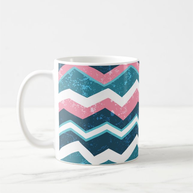 Tribal ethnic, seamless pattern coffee mug (Left)