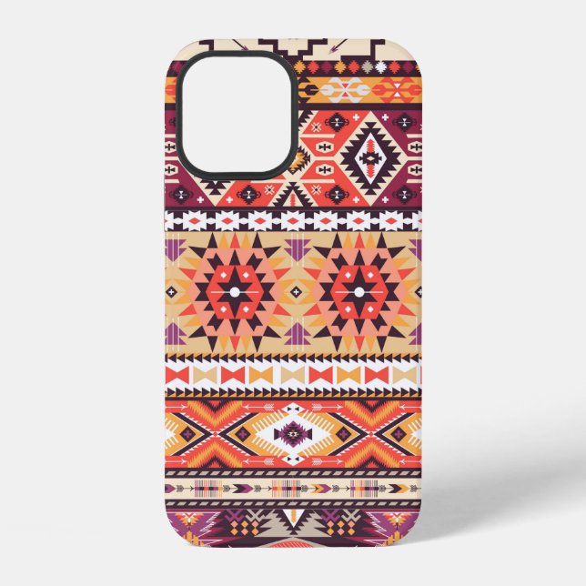 Tribal ethnic seamless pattern iPhone case (Back)