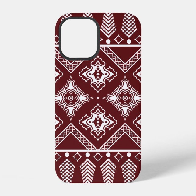 Tribal ethnic seamless pattern iPhone case (Back)