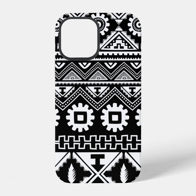 Tribal ethnic seamless pattern iPhone case (Back)