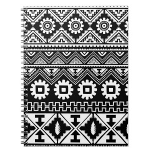 Tribal ethnic seamless pattern notebook
