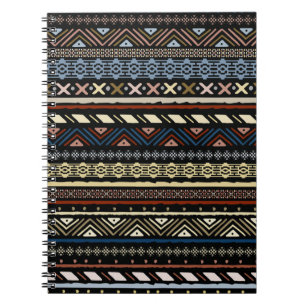 Tribal ethnic seamless pattern notebook