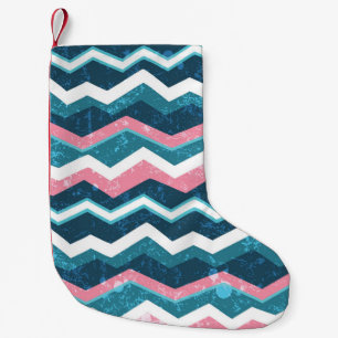 Tribal ethnic, seamless pattern small christmas stocking