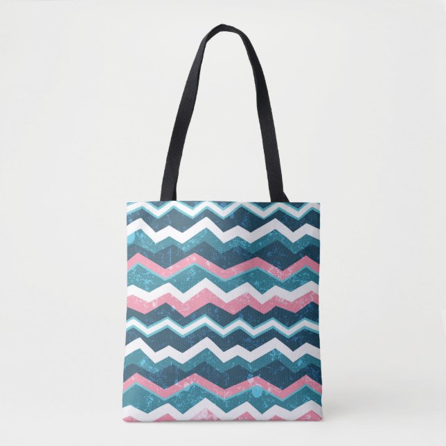 Tribal ethnic, seamless pattern tote bag (Front)