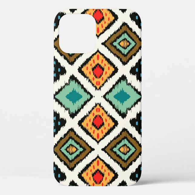 Tribal ethnic seamless striped pattern in aztec st Case-Mate iPhone case (Back)