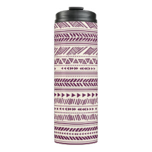 Tribal ethnic seamless thermal tumbler