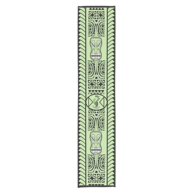 Tribal Ethnic Table Path Short Table Runner (Front)