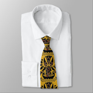 Tribal Ethnic Tattoo Pattern  Tie