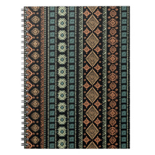 Tribal Ethnic Vintage Business Pattern Notebook