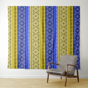 Tribal ethno boho ornamental traditional ornamenta tapestry