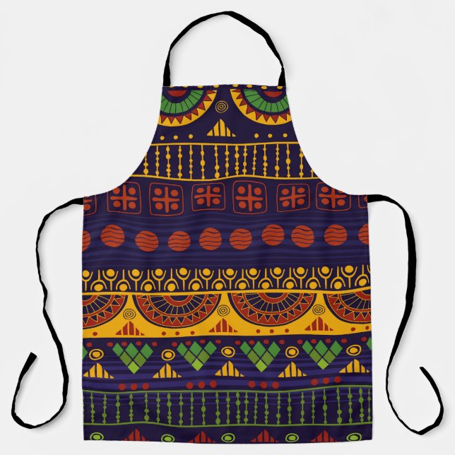 Tribal Ethno: Seamless Pattern Design. Apron (Front)