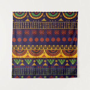 Tribal Ethno: Seamless Pattern Design. Tapestry