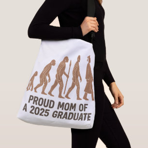 Tribal Evolution Art – Proud 2025 Grad Mum Crossbody Bag