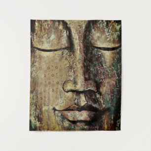 Tribal Face Abstract Tapestry