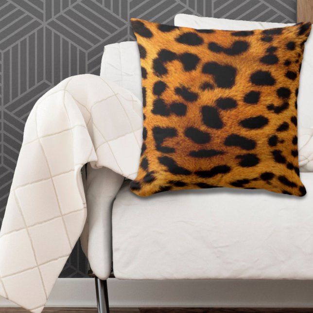 tribal fashionista safari animal leopard print cushion (tribal fashionista safari animal leopard print throw pillow)