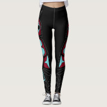 Tribal feather leggings