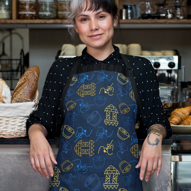 Tribal Festive Folk Pattern Apron (Creator Uploaded)