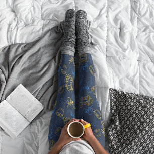 Tribal Festive Folk Pattern Leggings