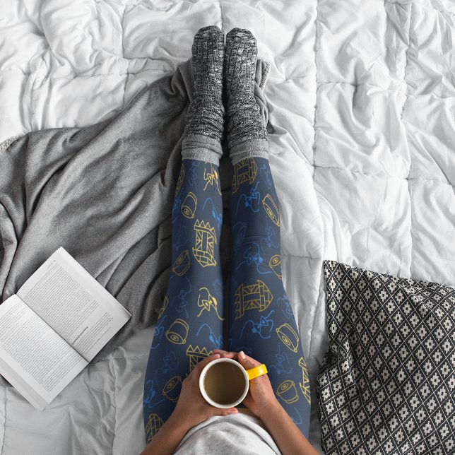 Tribal Festive Folk Pattern Leggings (Creator Uploaded)