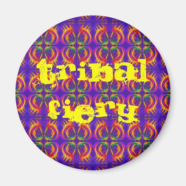 Tribal Fiery Magnet (Front)