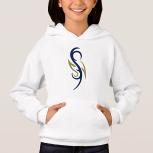 Tribal Flame Symbol Girls' Hoodie