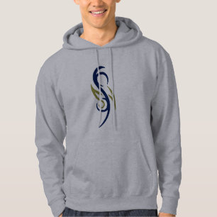 Tribal Flame Symbol Men's Hoodie