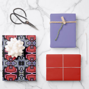 Tribal Flare Design Wrapping Paper Sheet