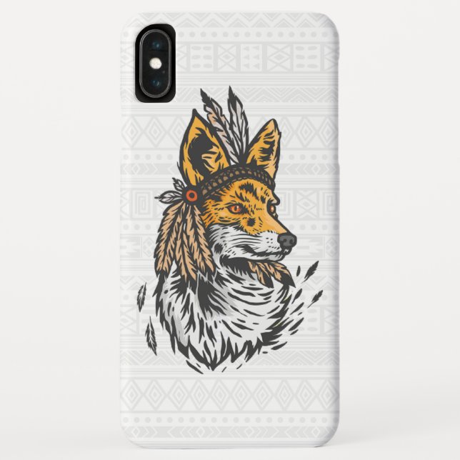 Tribal Fox Case-Mate iPhone Case (Back)