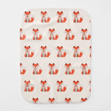 Tribal Fox Colourful Geometric Shapes Birthday