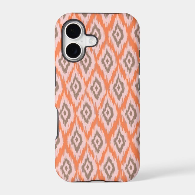 Tribal geometric Aztec chevron pattern ikat tri (Back)