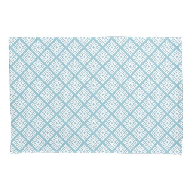 Tribal geometric key pattern custom colour pillows pillowcase (Front-Left)