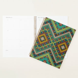 Tribal Geometric Pattern Boho Ethnic Aztec Planner