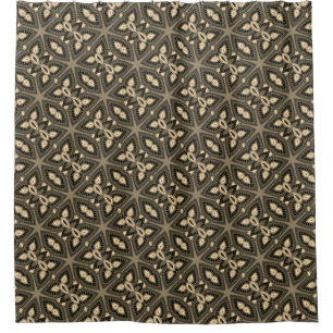 Tribal Geometric shower curtain
