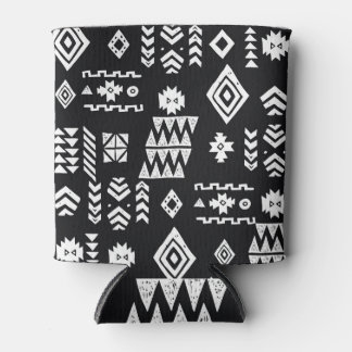 Tribal geometric: stylish seamless background. can cooler