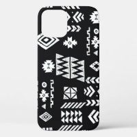 Tribal geometric: stylish seamless background.