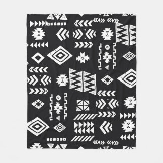 Tribal geometric: stylish seamless background. fleece blanket